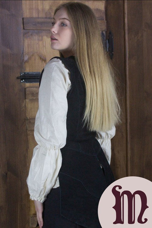 Smanicato lungo Julienne in pelle Larp/Grv