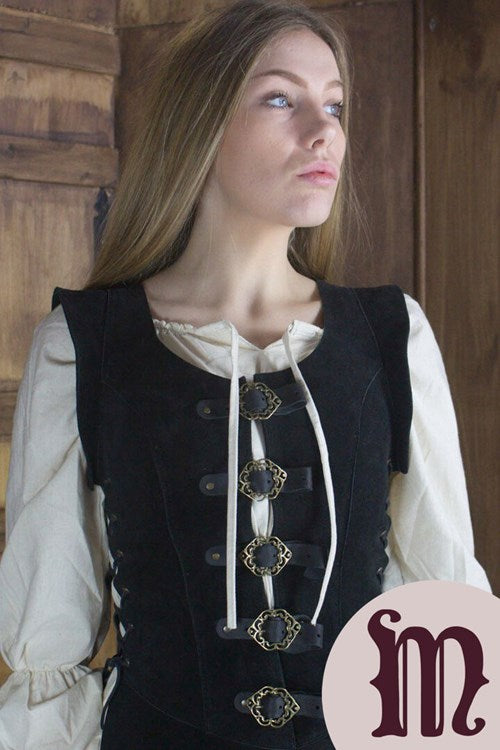 Smanicato lungo Julienne in pelle Larp/Grv