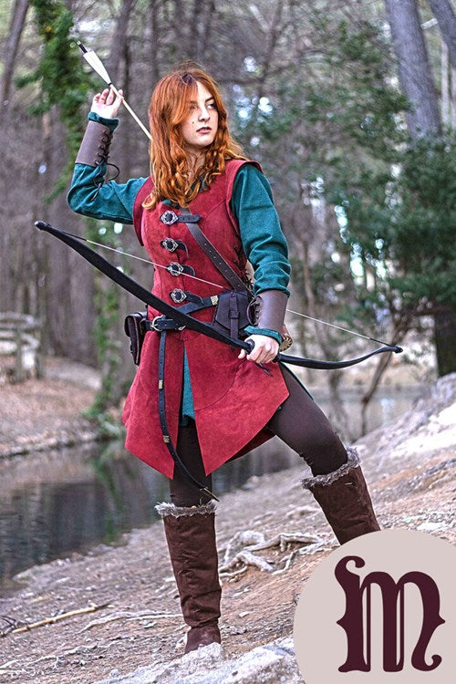 Smanicato lungo Julienne in pelle Larp/Grv