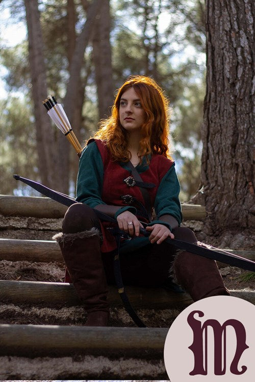 Smanicato lungo Julienne in pelle Larp/Grv