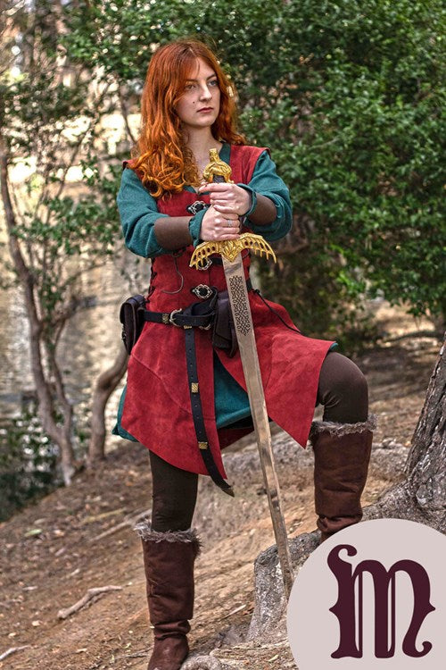 Smanicato lungo Julienne in pelle Larp/Grv