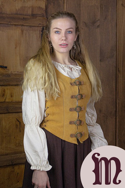 Smanicato corto Julienne in pelle Larp/Grv