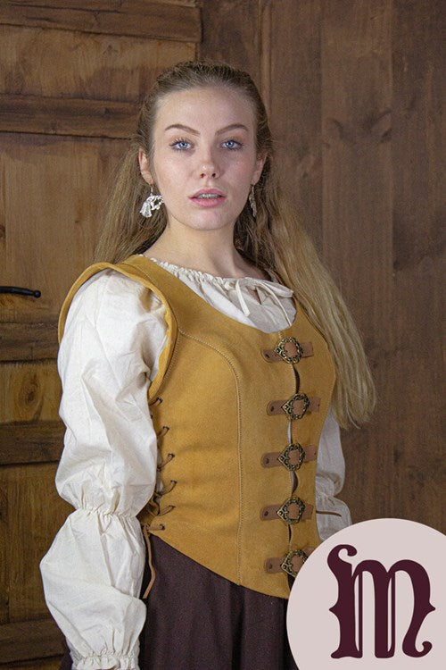 Smanicato corto Julienne in pelle Larp/Grv