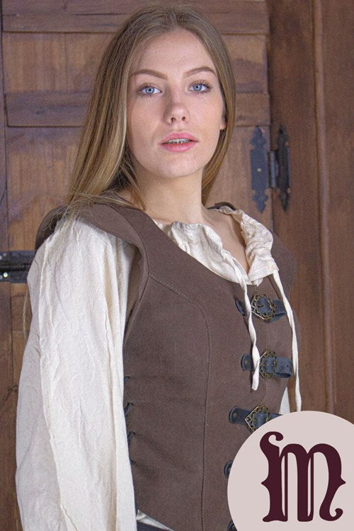 Smanicato corto Julienne in pelle Larp/Grv