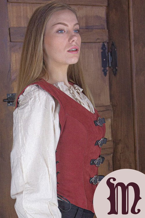 Smanicato corto Julienne in pelle Larp/Grv