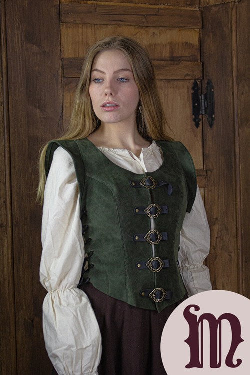 Smanicato corto Julienne in pelle Larp/Grv