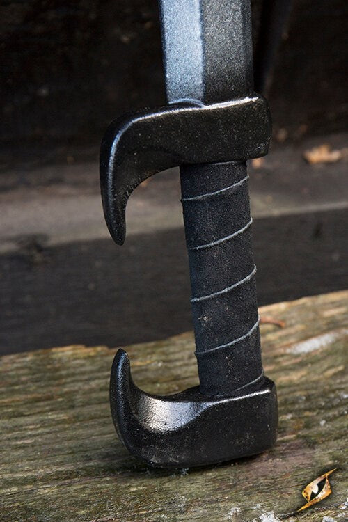 Leonidas - Black Handle - 70 cm Larp/Grv