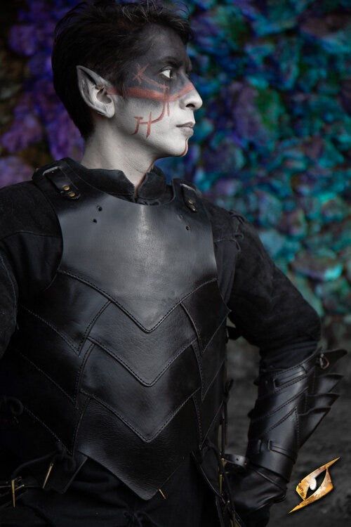 Pettorina Shadow, cuoio Larp/Grv