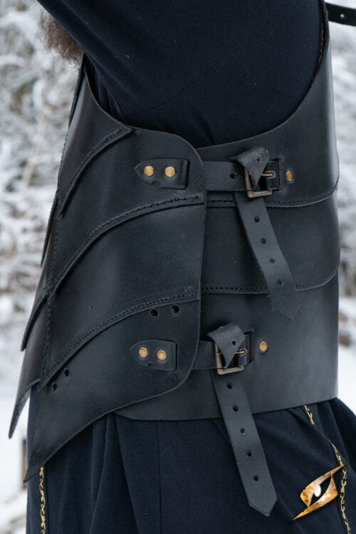 Pettorina Shadow, cuoio Larp/Grv