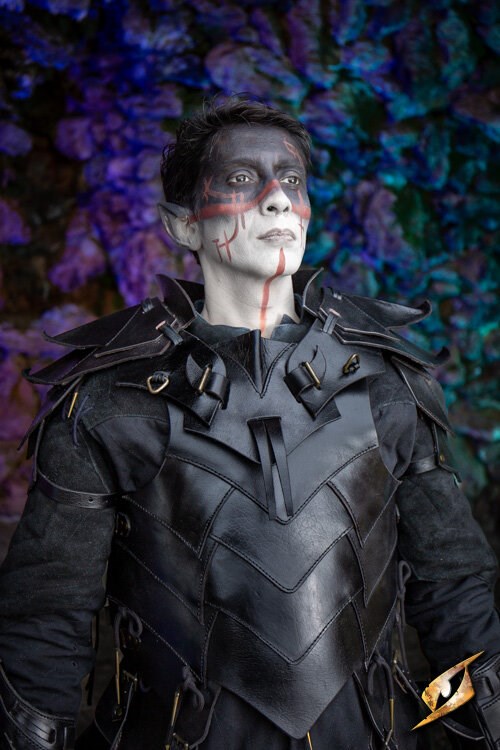 Pettorina Shadow, cuoio Larp/Grv