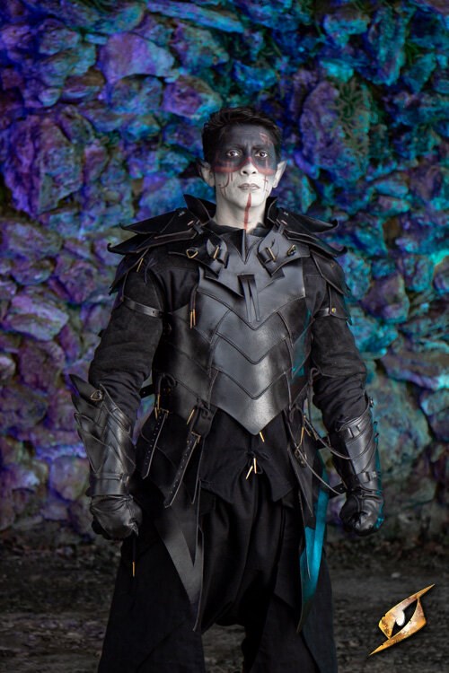 Pettorina Shadow, cuoio Larp/Grv