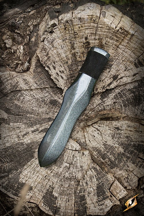 Throwing Knife With Leather - 24 cm Larp/Grv