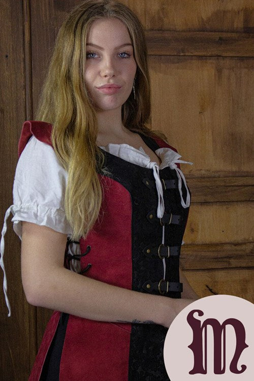 Smanicato Deluxe Ylenne in pelle Larp/Grv