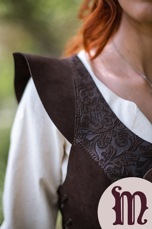 Smanicato Deluxe Ylenne in pelle Larp/Grv