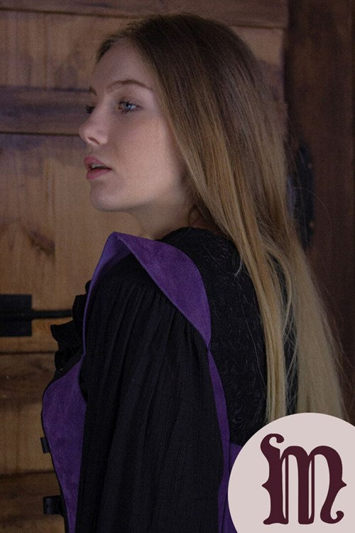 Smanicato Deluxe Ylenne in pelle Larp/Grv