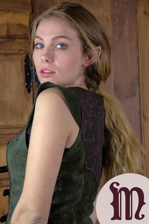 Smanicato Deluxe Ylenne in pelle Larp/Grv