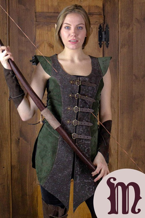 Smanicato Deluxe Ylenne in pelle Larp/Grv